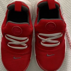 Nike red kids sneakers